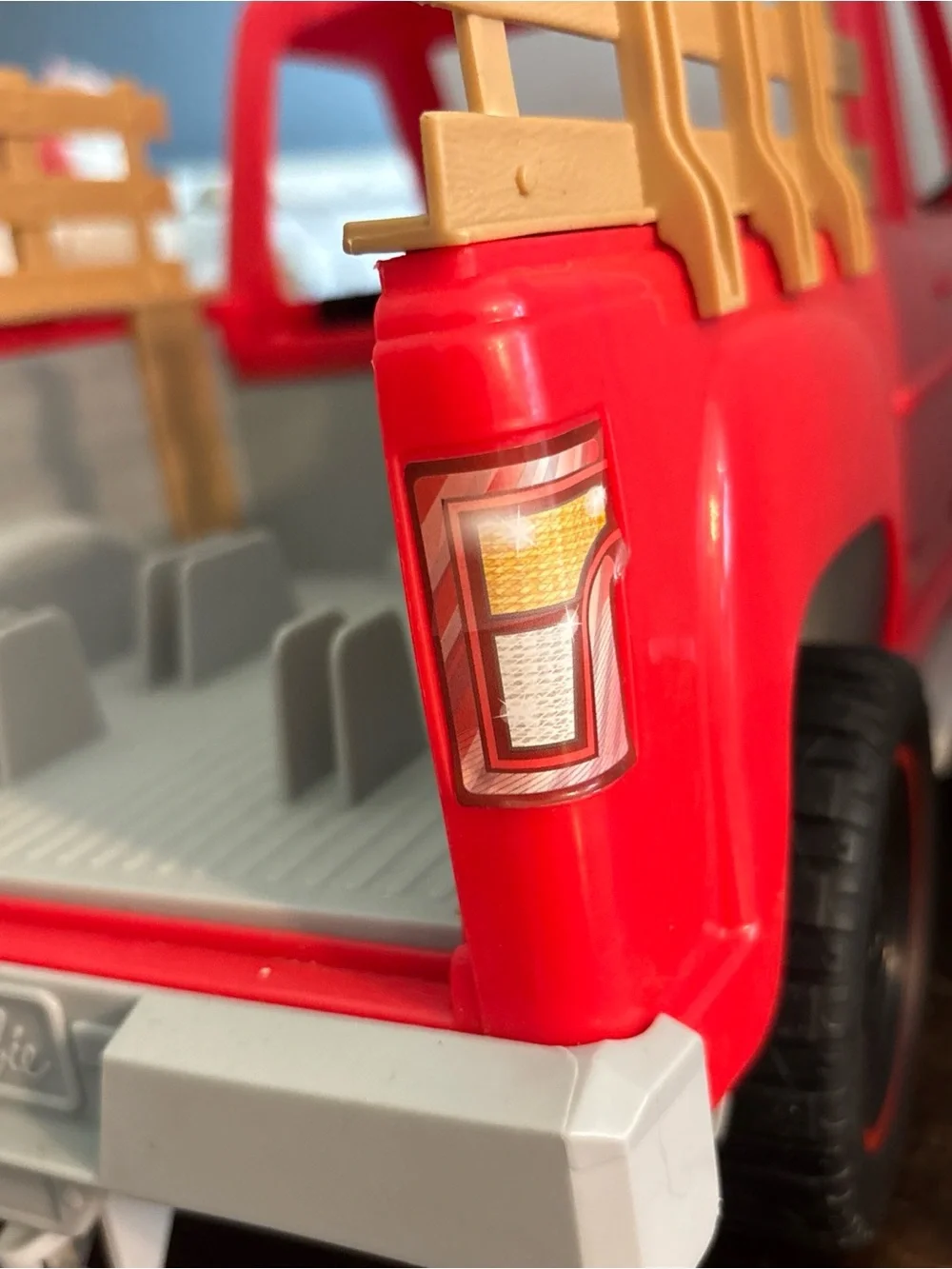Barbie Doll Sweet Orchard Farm Truck 2017 Mattel Red Pick Up Toy Vehicle